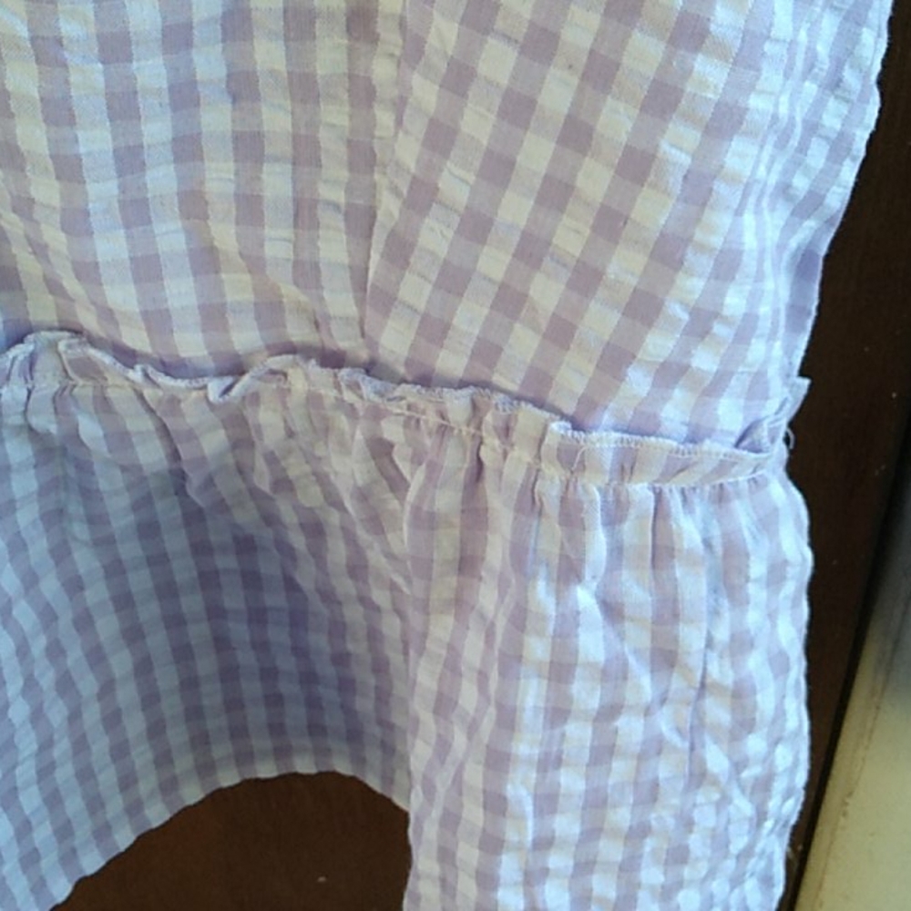 Nwt Lavender &White Gingham Tank (S) - Picture 4 of 10
